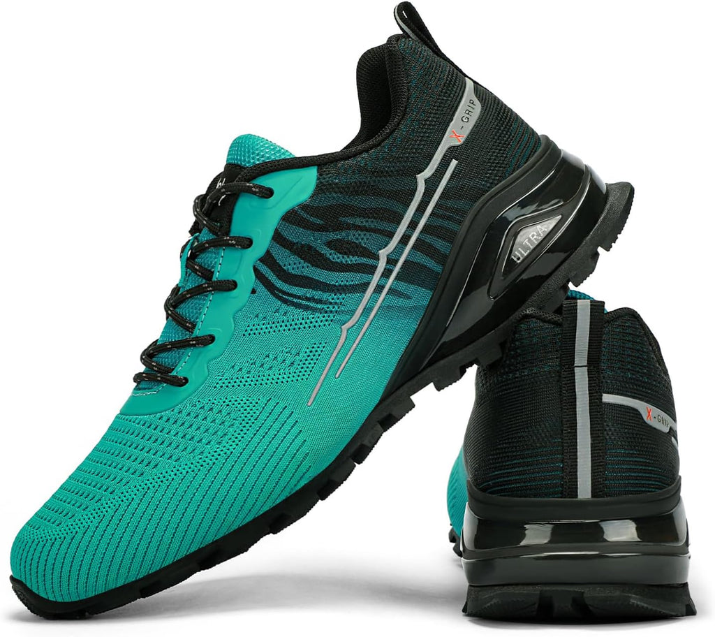 Kricely Men's Trail Running Shoes Fashion Walking Hiking Sneakers for Men Tennis Cross Training Shoe Outdoor Snearker Mens Casual Workout Footwear