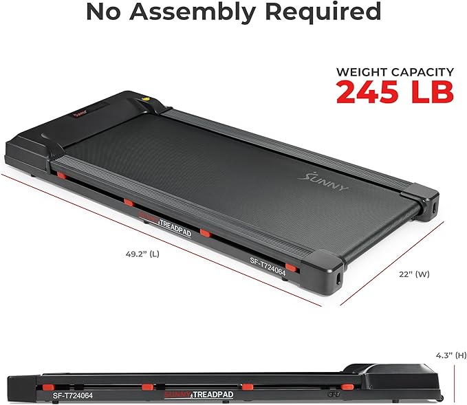 Sunny Health & Fitness Smart Wi-Fi Treadmills-FlexoryFit