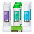 Rotek Water Systems Reverse Osmosis Water Filter Set | 7 Replacement Water Filters with No Membrane | 1 Year Supply | Under Sink RO Water Filter Kit | PP, GAC, CTO, PC | Universal 10 Inch Size
