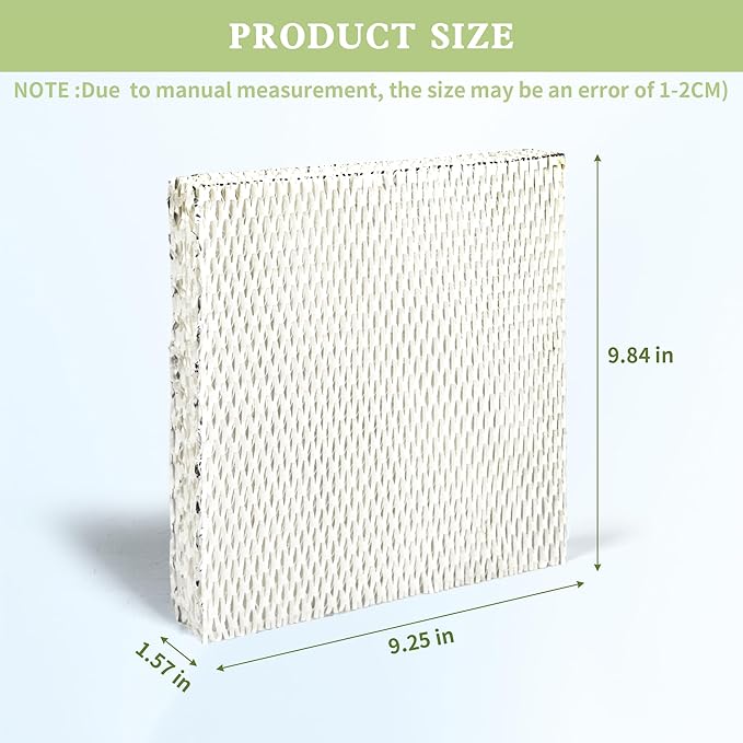 HC22P Humidifier Filter Pad Replacement Filter Wicks Compatible with Honeywell HE100 HE150 HE220 HE240 Aprilaire 110 220 550 550A Humidifiers-2 Pack