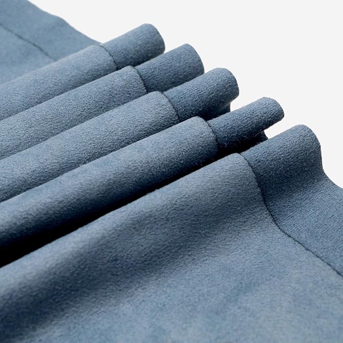 Eunzel Hot Yoga Towel, Super Absorbent Yoga Mat Towel Soft Suede Microfiber Non-Slip Towel for Bikram Pilates and Yoga Mats 72" x 26.5", Navy-FlexoryFit