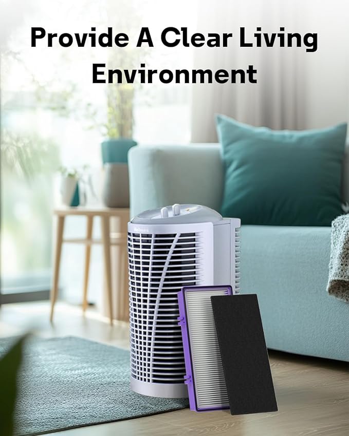 Performance Plus Aer1 Filter Replacement for Holmes Air Purifiers, 2 True HEPA Filters + 4 Carbon Booster Filters, HAPF300AP-U4
