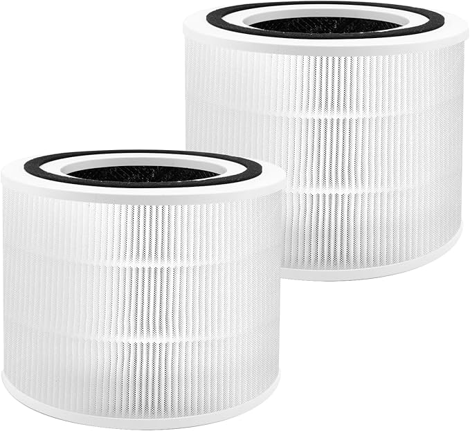240 Replacement Filter Compatible with 240 Air Cleaner Purifier, 3-in-1 HEPA 14 Filter Replacement, 2 Pack
