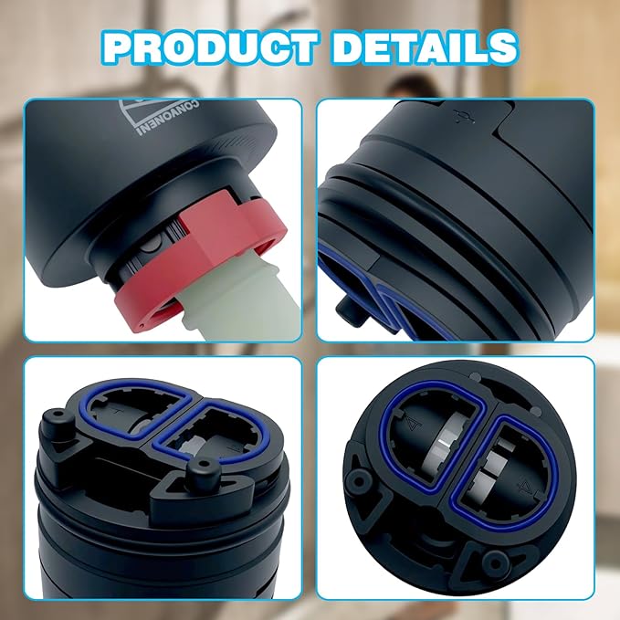 N40HKC Shower Cartridge 40mm Faucet Cartridge Replacement Compatible With Many Other Tub/Shower Faucet, for Shower Valve 1 PCS