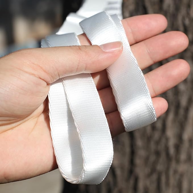 10PCS Nylon Daisy Chain Straps 23 KN for Aerial Yoga Hammock Swing Adjustable Aerial Silk Extender Hanging Rope for Aerial Yoga Belts 3.6FT 5.9FT Long-FlexoryFit