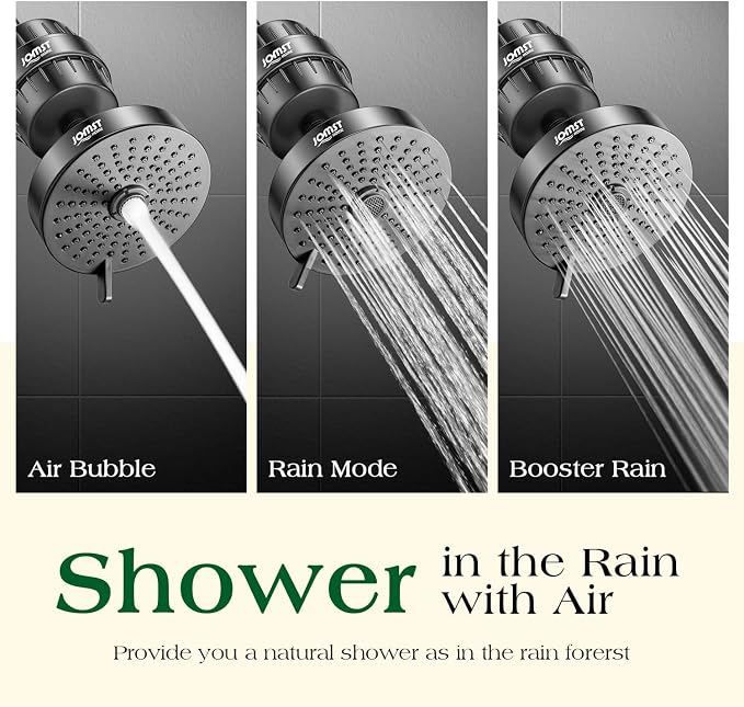 Filtered Shower Head COMBO – for Healthier Skin & Hair | 3 Mode High Pressure - Image 7