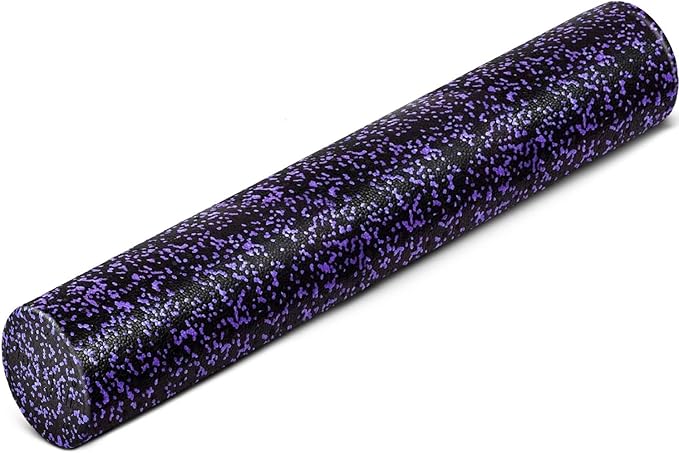 Yes4All High-Density EPP Round Back Roller Foam, Exercise Foam Roller for Yoga, Pilates & Stretching - 12, 18, 24, 36 inch-FlexoryFit