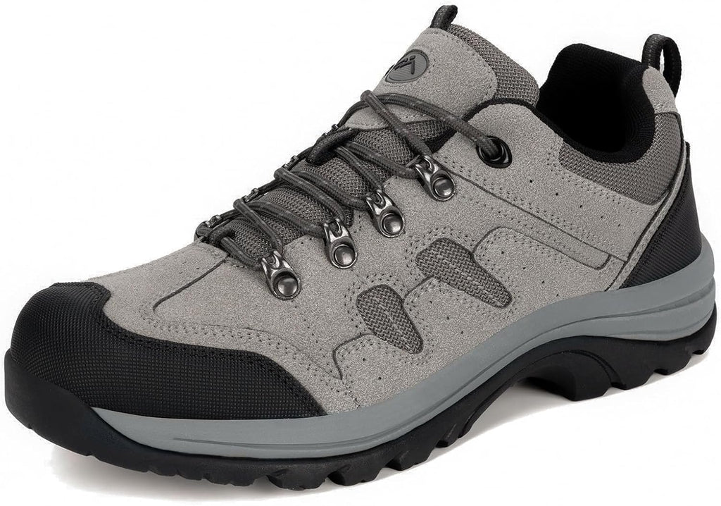 CC-Los Men's Waterproof Hiking Shoes Outdoor Comfortable Trekking Shoe Lightweight Working Sneaker