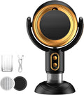 PuffHide Smokeing Fan for Smoking Indoors, Black Gold Electric Smokeaway Purifier Fan Portable Table Smoke Air PuriferFan Adjustable Angle Kitchen Mini Filter Smoke ExhaustFan(Rechargeble)