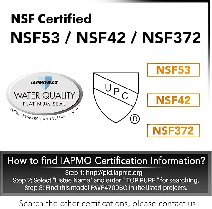 ICEPURE PLUS ADQ747935 NSF53 Certified Replacement for LG LT1000P Kenmore Elite 9980 LT1000 LT1000PC ADQ74793501 MDJ64844601 RWF4700BC LFXS26973S Refrigerator Water Filter,3PACK