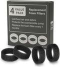 Cat Water Fountain Filter, Multiple Filtration Pet Water Fountain Replacement Filter,4 or 8 Packs of Cotton Activated Carbon Cat Fountain Filter(Sponge 4 Pack)