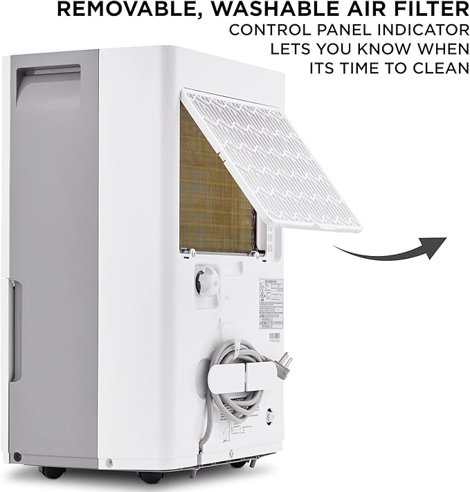 Ivation 4,500 Sq. Ft Energy Star Dehumidifier With Pump, Large Capacity Compressor De-humidifier for Big Rooms and Basements with Continuous Drain Hose Connector and Pump, Auto Shutoff and Restart