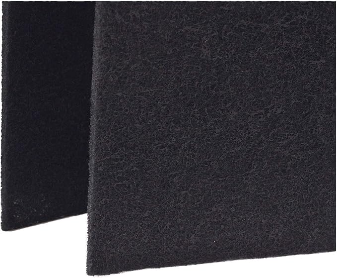 Breathe Naturally Universal 10x48 Cut-to-Fit Activated Carbon Filter (6 Pack) Charcoal Air Filter Sheet for Air Purifiers