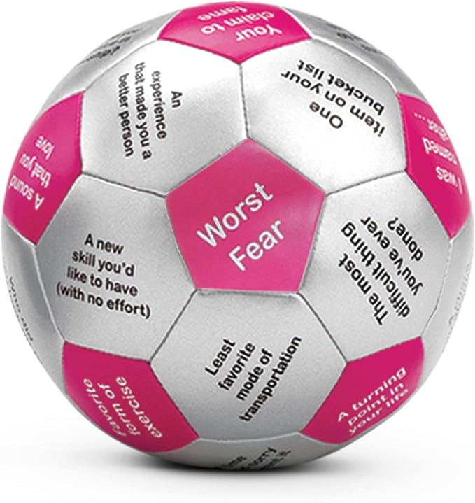 Trainers Warehouse 6" Thumball Collection, 32 Prompts for Conversation, Team Building, Relationship and Training-FlexoryFit
