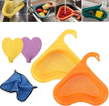 Faucet Hanging Filter Basket for Kitchen Sink, Faucet Hanging Filter Basket, Kitchen Sink Drain Basket Swan, Multifunctional Drain Basket for Kitchen Drain Strainer (2 Pcs A)