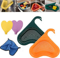Faucet Hanging Filter Basket for Kitchen Sink, Faucet Hanging Filter Basket, Kitchen Sink Drain Basket Swan, Multifunctional Drain Basket for Kitchen Drain Strainer (2 Pcs B)