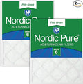 Nordic Pure 20x20x1 Poly Green MERV 6 AC Furnace Air Filters – Reduces Dust by NordicPure