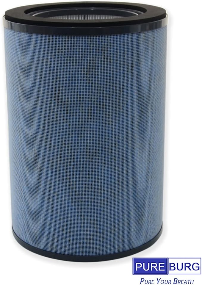 PUREBURG FLT9400 Replacement Filter Compatible with GermGuardian AC9400W AC9600W Air Purifier Filter K,H13 True HEPA & Activated Carbon 4-Stage Filtration