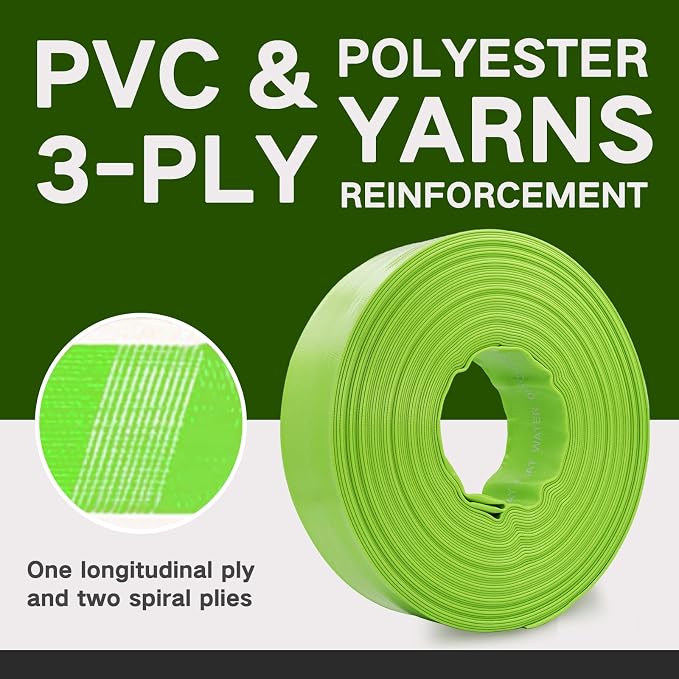 Eastrans 2'' x 50 FT Pool Backwash Hose - Image 4