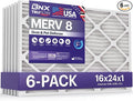 BNX TruFilter 16x24x1 Air Filter MERV 8 by BNX