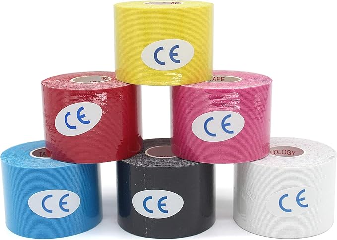 PRIOR FITNESS Premium Lyra Hoop Tape, Aerial Lyra Hoop Anti Skid Tape, 16.4ft/5m Aerial Hoop Lyra Tape Non-Slip Grip Tapes Yoga Rig Tape for Exercises Gymnastics Acrobatics Kinesiology-FlexoryFit