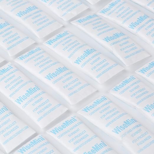 0.25 Gram 3000 Pack Silica Gel Packets, Dessicant Packets, Silica Gel Packs, Moisture Absorbers for Food Storage, Food Safe Desiccant Dehumidifiers