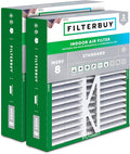 Filterbuy 16x22x5 Air Filter MERV 8 Dust Defense (2-Pack), Pleated HVAC AC Furnace Air Filters Replacement for Amana, Coleman, Goodman, York, and More (Actual Size: 15.38 x 21.88 x 5.25 Inches)