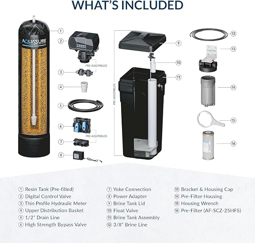 Aquasure Harmony Series 64, 000 Grains Whole House Water Softener Bundle - Image 8