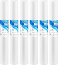 PUREPLUS 20 Micron 20" x 2.5" Whole House Sediment Home Water Filter, 20-inch Sediment Pre-Filtration, Replacement Cartridge Aqua Pure AP110-2C, Pentek P1-20/SP-P1-20/PX01-20, Watts FPMB5-20, 6PACK