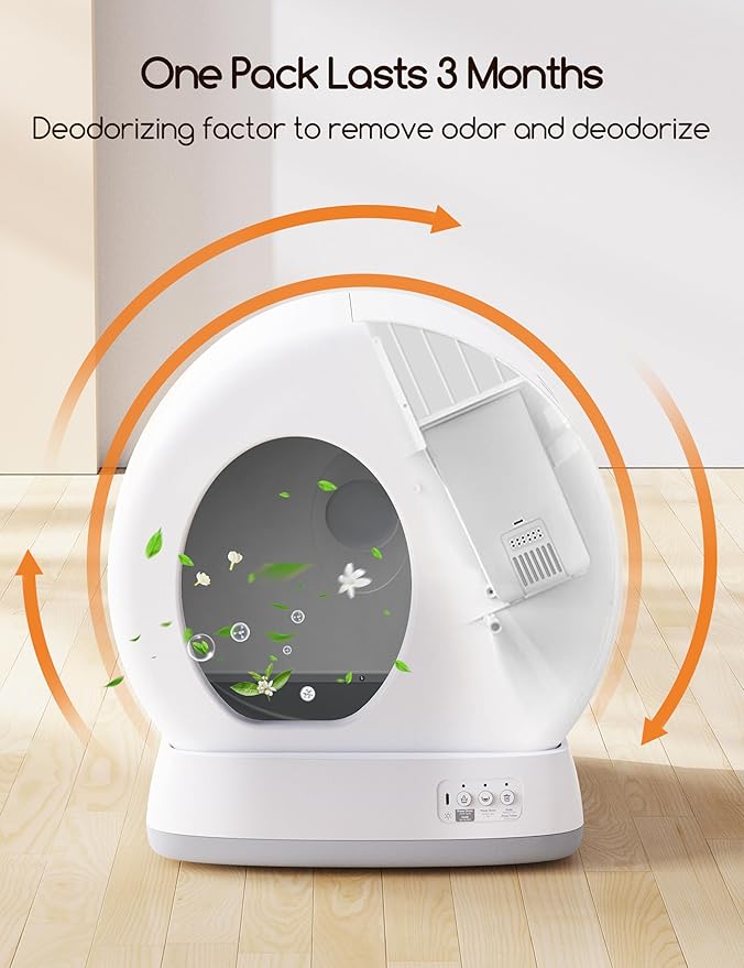 MeoWant 3PCS Pet Odor Eliminator Suitable for Cat Litter Box MW-SC02