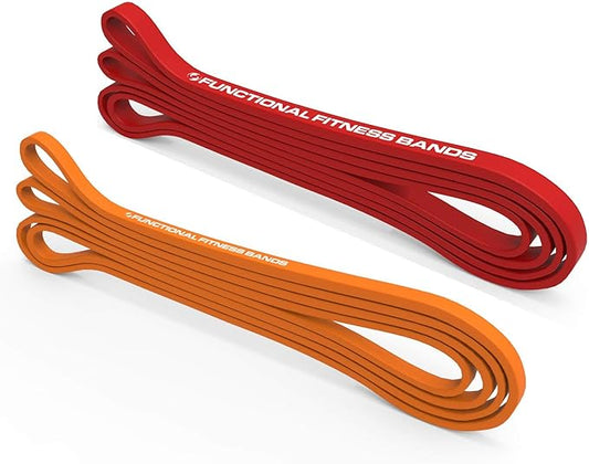 Pull Up Assist Bands Set by Functional Fitness. Heavy Duty Resistance and Assistance Training Band-FlexoryFit