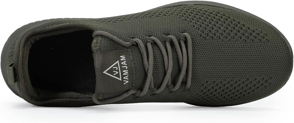 VAMJAM Men's Running Shoes Ultra Lightweight Breathable Walking Shoes Non Slip Athletic Fashion Sneakers Mesh Workout Casual Sports Shoes