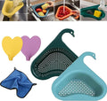 Faucet Hanging Filter Basket for Kitchen Sink, Faucet Hanging Filter Basket, Kitchen Sink Drain Basket Swan, Multifunctional Drain Basket for Kitchen Drain Strainer (2 Pcs C)