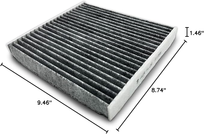 Cabin Air Filter Replacement for Impala, Malibu, Cruze, Colorado, Camaro, Traverse, Equinox, Acadia, Canyon, Terrain, Enclave, Envision, CT4, CT5, CT6, CTS, Replacement for CF11966