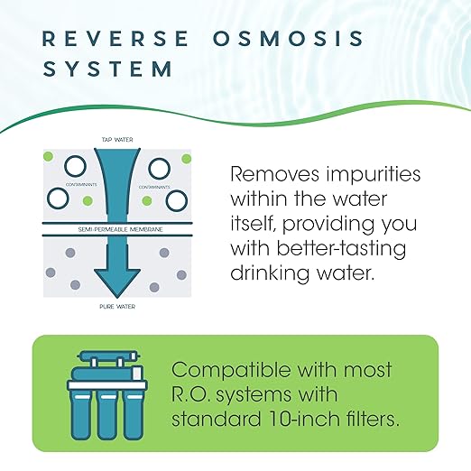 Ultima 7/VII 5 Stage Universal Under Sink Water Filter System Replacement Cartridges with Quick Connect Post Carbon Filter Kit Without Membrane GRO-050 Compatible.