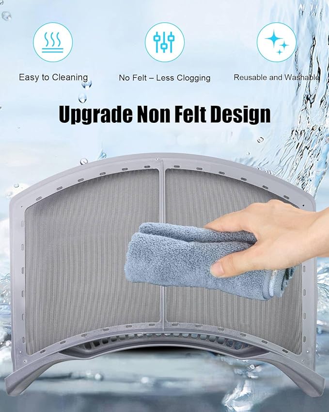 Upgrade Dryer Lint Filter Replacement Fit for Kenmore Sears 417.81100000 Electrolux EIED50LIW0 EIMGD60LT3 Some Dryer Models, Replace 134793600 7134793600 AH2349312 PS2349312 EA2349312