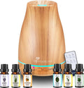 Diffuserlove Essential Oil Diffuser 200ML Aroma Diffuser Mist Humidifiers with 7 Color LED Lights, Auto Shut-Off Function for Bedroom Office Room House
