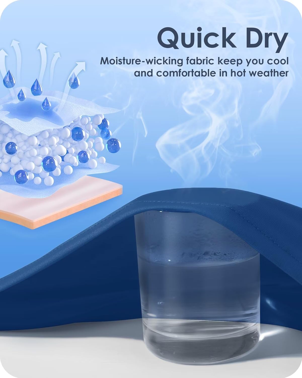 Boladeci Men's Swim Shirt Short Sleeve UPF 50+ Sun Protection SPF UV Moisture Wicking Lightweight Quick Dry Rash Guard