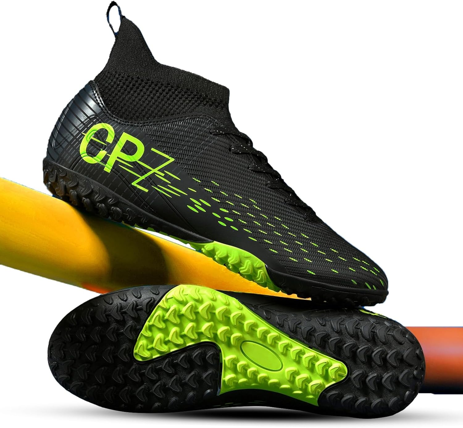 Soccer Cleats for Mens Womens Indoor Soccer Shoes Unisex Baseball Turf Shoes Youth Rugby Shoes Adult AG FG TF Football Boots Wide Training Sneaker