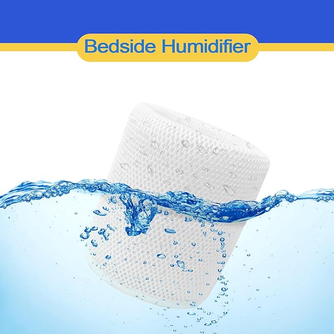 4 Pack Mesh Humidifier Replacement Filter Compatible with Canopy Bedside Humidifier,Washable Mesh and Reusable Mesh Fabric Humidifier Wick Filter Replacement