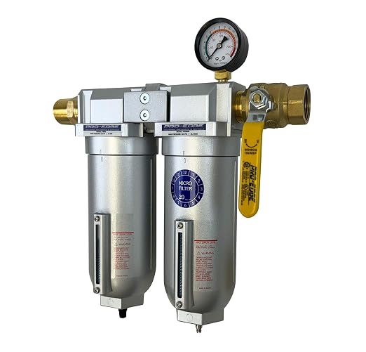1" NPT Industrial Moisture Removing Particulate Filter Water Separator and Oil - Image 2