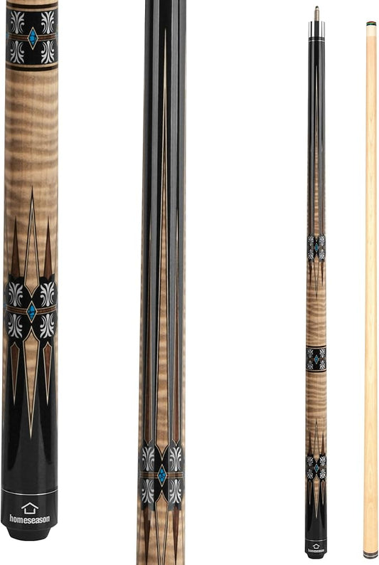 HomeSeason Pool Cue Stick 57" Billiard Cue Sticks Professional Low Deflection Pool Sticks-FlexoryFit