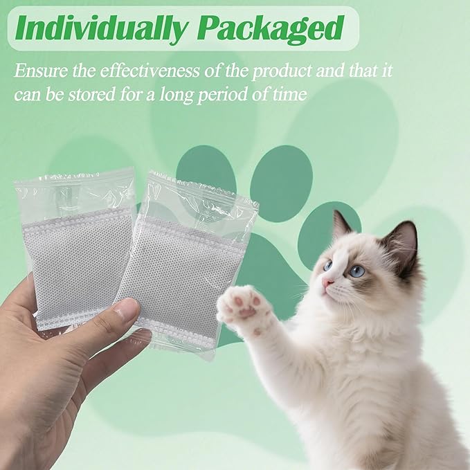 NewKe 12 Pack Odor Remover Refills for Hooded Cat Litter Box, Activated Charcoal Filters Replacement, Odor Eliminator for Automatic Litter Box, Activated Carbon Filters for Pet Odor, Keep Home Fresh
