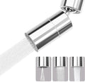 Frizzlife 360° Swivel Faucet Aerator Sink Extender, 3-Mode Sprayer Water Filter Extension Replacement, Universal Big Angle Tap Head Attachment for Kitchen/Bathroom & Washing Hair/Face/Toddlers Use