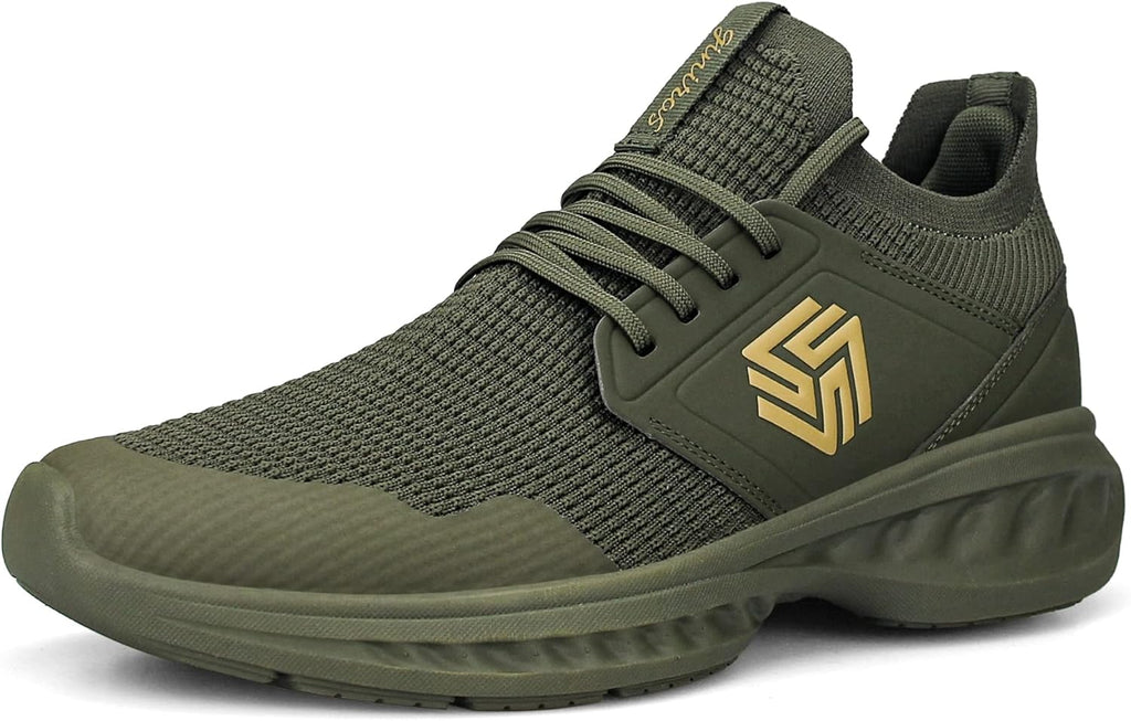 Mens Slip On Walking Shoes Non Slip Running Shoes Breathable Workout Shoes Lightweight Gym Sneakers