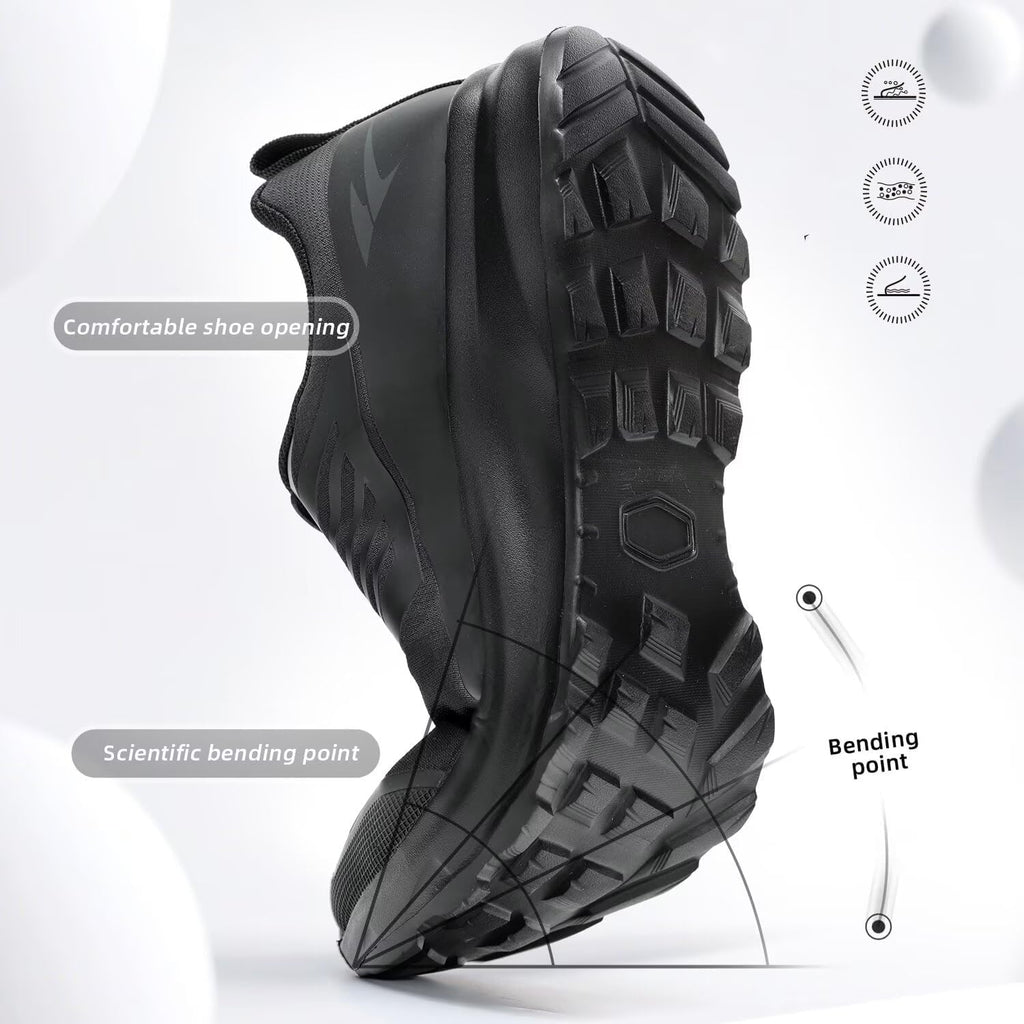 Mens Trail Running Shoes Fashion Walking Hiking Non Slip Sneakers Tennis Cross Training Outdoor Casual Workout Trainers
