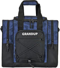 GRANDUP Bowling Ball Bag for Single Ball - Black Bowling accessories Ball Tote Bag Bowling Bag with Padded Ball Holder - Fits Bowling Shoes Up to Mens Size 14