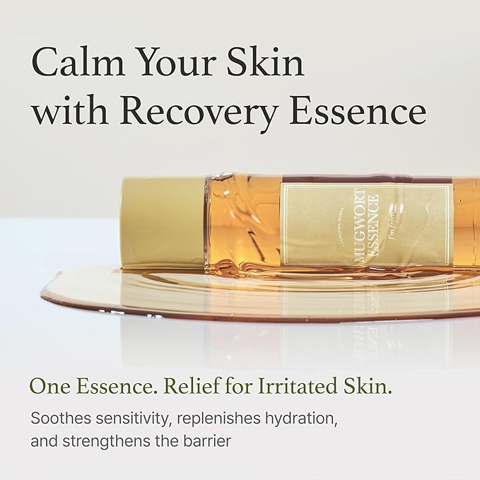 I'm From Mugwort Essence | Vegan Extract - Soothe Sensitive and Irritated Skin, Redness Relief, Refreshing, Korean Hydrating Toner | 5.4 Fl Oz, All Skin Types, PETA Approved-FlexoryFit
