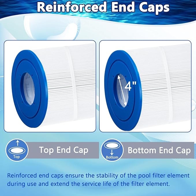 Pool Filter C900 Pool Filter Cartridge Compatible with Hayward CX900RE, PA90, C900, Unicel C-8409, Filbur FC-1292, Sta-Rite PXC95, 90 sq.ft, 1 Pack