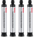 4 Pack Timain 4-Stage Filtration,High Flow Rate Water Filter Straws,Water Purifier Survival for Emergency Kits,Travel,Camping, Hiking,Fishing,Hunting (4)